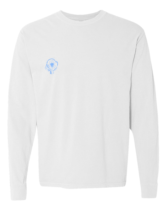 LONG SLEEVE SPINE TEE - WHITE